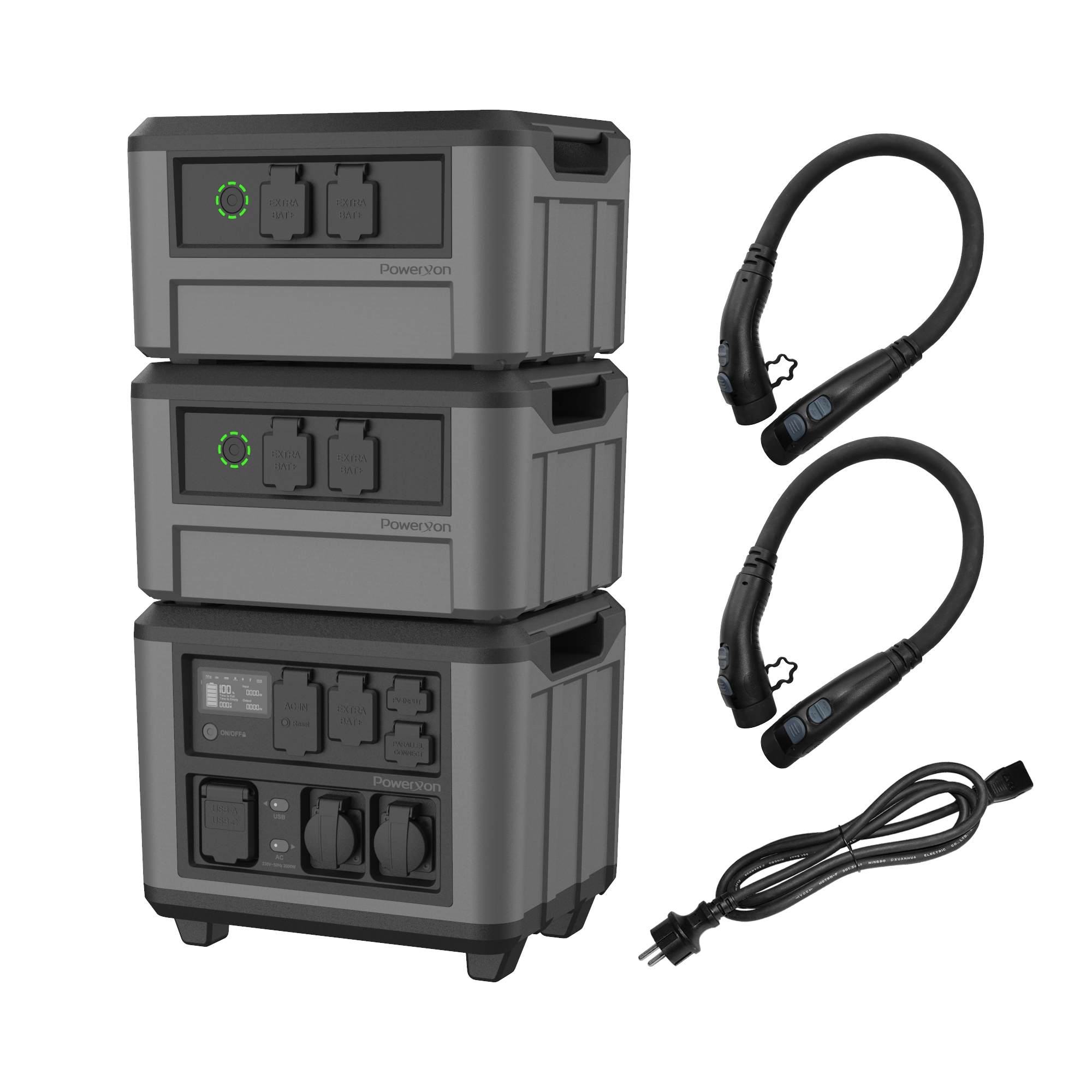POWERXON PRO22 Tragbares Powerstation 2.000W 1.500Wh