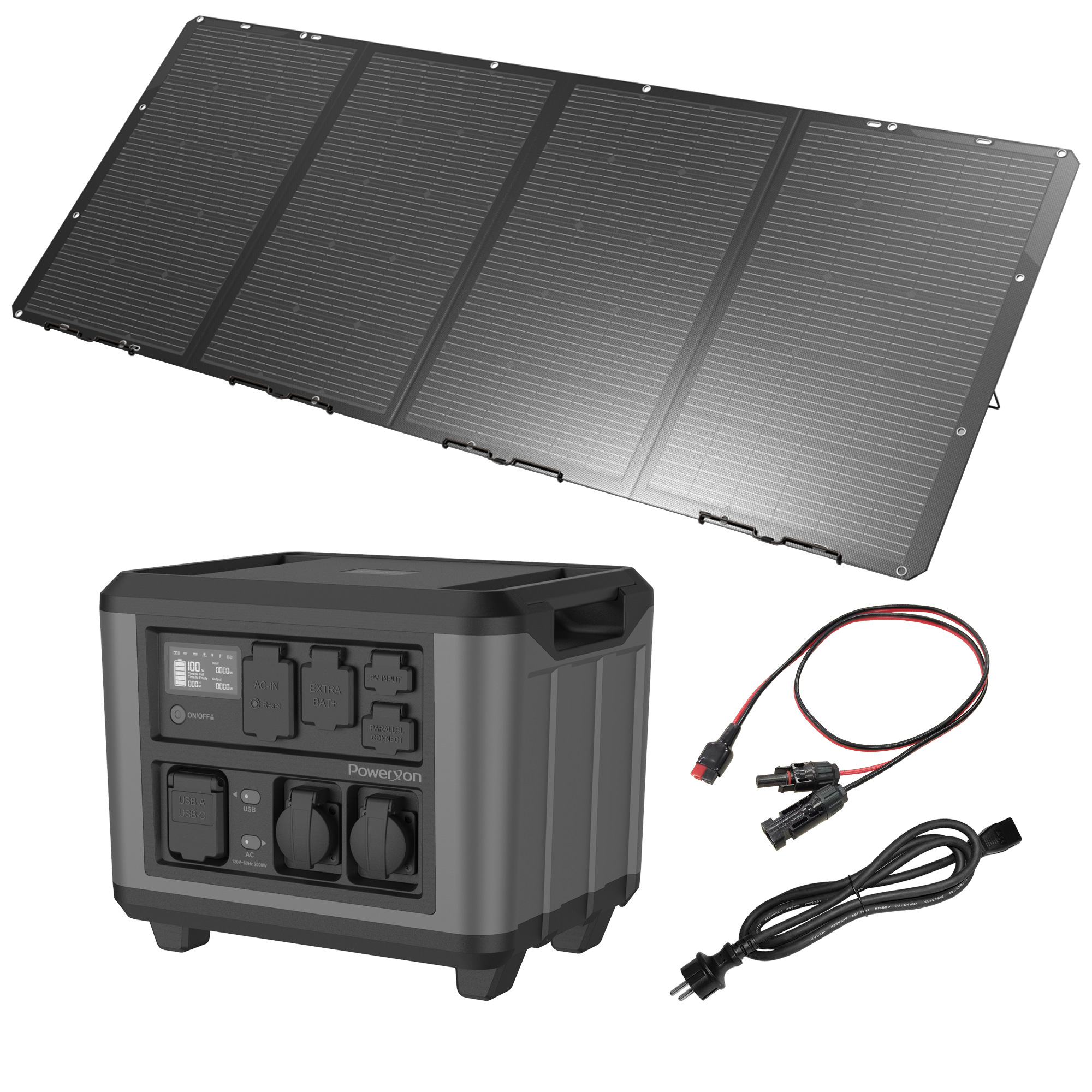POWERXON PRO22 Tragbares Powerstation 2.000W 1.500Wh